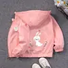 Nuevo abrigo de otoño 2023 para niñas, chaqueta cortavientos infantil, cárdigan casual para bebés, sudadera con capucha para niñas