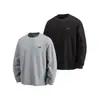 Moletom Básico Simples de Gola Redonda com Listras Outono SANHOMME para Homens e Mulheres, Tendência Solto Casual Versátil Camisa Base 61868