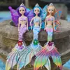 Princesa Sirena con Alas Extraíbles, Muñeca Barbie que se Ilumina, Muñeca que se Ilumina, Regalo para Niña, Juguete para Niños