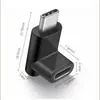 Adaptador para teléfono móvil 90 grados Adaptador macho Tipo-c adaptador usb3.1 m/f adaptador codo usb-c