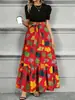 Vestido de Manga Corta Europeo y Americano 2026 Amazon Nuevo Estampado Cuello Redondo Vestido Largo Transfronterizo Verano Vestido para Mujer Venta al por Mayor
