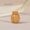 Sándalo tallado piña piña piña texto juego cuentas de Buda pulsera accesorios pulsera llavero bolso joyería fabricantes al por mayor