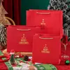 Caixa de presente de Natal, caixa vermelha de porta dupla, copo térmico, caixa de embalagem para cachecol, design de caixa vazia para lembrancinhas atacado