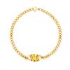Colar Mais Vendido da Amazon Transfronteiriço Pulseira de Aço Inoxidável Conjunto de Colar de Tesouro Colorido da Moda com Diamante Conjunto de Colar e Pulseira Cubano