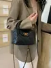Bolsa Feminina Transfronteiriça Pequena Estilo Fragrância Bolsa de Corrente com Padrão de Losangos 2026 Nova Moda Bolsa de Ombro Único para Ir ao Trabalho Casual Bolsa Transversal