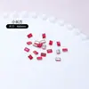 Rinestones Chinos Rojos para Uñas con Base Puntiaguda Irregulares Brillantes Gota de Agua Corazón Inclinado Cuadrado Gordo Año Nuevo Accesorios Rojos para Uñas Venta al por Mayor Transfronteriza