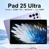 Bestseller de AliExpress Pad Transfronterizo 25 Ultra Tableta Inteligente Android 16+1T Tableta Directamente del Fabricante