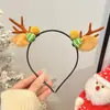 Novos acessórios de cabelo de Natal 2023 tiara tiara feminina presilha fofa de alce presilha joia