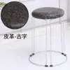 Taburete de Moda de Lujo Ligero para Uso en el Hogar, Taburete Engrosado para Dormitorio, Taburete Duradero para Adultos para Sala de Estar, Taburete de Hierro para Adultos, Taburete Pequeño