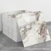 Pegatinas de Azulejo 3D Mármol Imitación Dorado para Exportación Transfronteriza Pegatinas Decorativas para Renovación de Paredes Papel Tapiz Autoadhesivo a Prueba de Aceite e Impermeable