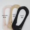 8085B-JA calcetines invisibles de algodón con encaje dorado fino y transparente, transpirables, con silicona antideslizante, calcetines de barco para mujer