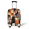 Maleta Maleta Maleta de Animales de Otoño Cubierta Protectora para Rueda Rueda Universal Elástica Maleta con Ruedas Funda Antipolvo para Chaqueta