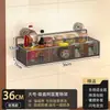 Nuevo especiero de cocina con ventosas, montable en pared, no requiere perforaciones, fuerte y versátil, para colgar espátulas y cucharas