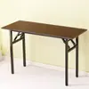 Mesa de entrenamiento simple plegable de entrega de una pieza, mesa rectangular, mesa minimalista, escritorio de estudio para exteriores, mesa de tira para conferencias