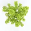 Planta Artificial Planta Verde Maceta Hojas Decorativas Pared de Plantas Arreglo Floral Accesorios Ramo de 7 Horquillas Hoja de Tortuga Hoja de Rábano Verde