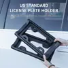Marco de Placa de Matrícula de Coche Estándar Americano Transfronterizo, Marco de Placa de Matrícula Estilo Americano, Soporte de Placa de Matrícula Americano, Marco de Placa de Matrícula Anticolisión Eva, Suministros Automotrices