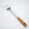 Espátula de Aço Inoxidável com Dois Garfos e Colher, Espátula para Wok Doméstica, Concha para Sopa, Espátula para Fritar, Colher Furada, Colher Curta para Arroz, Utensílio para Refogar e Fritar, Conjunto de Cinco Peças