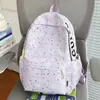 Mochila escolar transfronteriza para estudiantes de secundaria y preparatoria, mochila casual de nicho estilo coreano ins, mochila estudiantil de gran capacidad