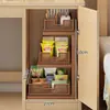 Escritorio de dormitorio con almacenamiento profundo, almacenamiento para torre de computadora, estantería de múltiples niveles para una utilización eficiente del espacio