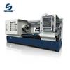 Torno CNC para Rosqueamento de Tubos Qk1313 Mandril Duplo Largura da Guias 550 Carro CNC para Rosqueamento de Tubos
