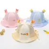 Gorros para Bebé, Gorros Finos de Protección Solar para Primavera y Otoño, Gorros de Ala Ancha para Niños, Niños y Niñas, Gorros de Pescador Solares, Sombreros Cubo de Pesca con Visera a Prueba de Viento