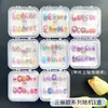 Nuevas Uñas Portátiles para Niños, Parches de Manicura Cortos, Parches de Uñas Postizas Portátiles y Extraíbles, Manicura de Dibujos Animados Lindos