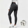 Calças de Yoga de Lã Fina para Mulheres, Sem Costuras Laterais, Cintura Alta, Controle de Barriga, Levanta Bumbum, Leggings Fitness, Meias-Calças Esportivas Espessas e Quentes para Outono e Inverno