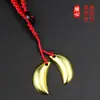 Shunxin Mini Cáliz Jiao Cup Yin Yang Gua Oficina Divertida Accesorios Chaoshan Wen Chuang Taza Pequeña Jiao Llavero Colgante