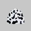 Moda europea y americana Invierno Sombrero de punto jacquard para mujer al aire libre sin ala cálido estampado de leopardo sombrero para el frío protección para las orejas engrosada sombrero de lana hombre
