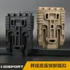 Ventas Directas de Fábrica Wosport Adaptador de Funda de Liberación Rápida Base Socket de Liberación Rápida con Accesorios de Montaje para Inserción y Extracción Rápidas