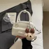 Nova Bolsa de Laço de Nicho para Mulheres Primavera 2026, Bolsa Transversal Simples na Moda, Bolsa de Mão Casual Bolsa Bowling