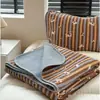 Estilo Ins Cobertor de Cama Acolchoado de Algodão Conjunto de Três Peças para Quatro Estações Capa Universal de Algodão para Tatami Kang Lençol Espessado