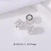 Relleno de Oro de 14K Zircón Anillo Doble Separadores de Cruz para Pulseras Pendientes Joyería Accesorios Fabricantes Mayorista