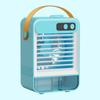 Ventilador Portátil Transfronteiriço, Ventilador de Mesa com Borrifador Refrescante Portátil, Ventilador com Suporte Espelho de Maquiagem, Ventilador de Ar Frio, Venda por Atacado em Estoque