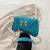 Bolso de Cadena Casual Estilo Coreano 2024 Verano Nuevo Bolso de Mujer Lindo Lazo Bolso de Hombro Moda Lentejuelas Bolso Cruzado