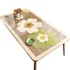 Protetor de Mesa Espesso, À Prova de Óleo, À Prova d'Água, Resistente ao Calor, Protetor de Mesa de Vidro Macio, Toalha de Mesa de PVC Lavável, Toalha de Mesa Transparente Cortável