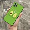 Capa de celular iPhone15 verde abacate fresco