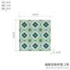 Retro Nostálgico Cultura y Creatividad del Sur de Fujian Azulejo Folclórico Regalo Creativo Decoración de Mesa para Hogar Restaurante Posavasos Cerámico Aislante