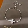 Pulseira olho de concha cravejada com zircônia, toque de luxo leve de nicho de alta qualidade, personalizada, moderna, simples, joias versáteis para atacado