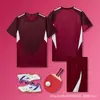 Uniformes de Tenis de Mesa Personalizados Directo de Fábrica Impresión Digital Todo en Uno Adultos Niños Competición Entrenamiento Jerseys Transpirables de Secado Rápido