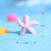 Artesanías de Resina para Micro-Paisajes Adornos Pequeños Playa Océano Fondo Marino Paisajismo Serie de Estrellas de Mar Hecho a Mano