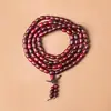 Atacado Sandália de Sangue Sândalo Africano Folha Pequena Sândalo Vermelho Contas Budistas, Vários Estilos e Especificações, Pulseiras Estilo Étnico, Contas de Rosário