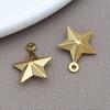 Acessórios para Joias DIY Aço Inoxidável Lua Crescente Estrela de Cinco Pontas Coração Anjo Pingente Colar Pulseira Brincos Material para Pingente