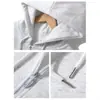 Sudadera con capucha gris para mujer, nueva de otoño 2026 estilo americano suelta casual chaqueta cárdigan, top casual deportivo