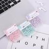 Clipes de Papel Coloridos Macaron Personalizados pelo Fabricante Tachinhas Clip Clip Caixa de Escritório Encadernação Fivela Magnética Elástico Etiqueta de Chave Pino