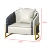 Mesa de Negociação e Conjunto de Cadeiras para Escritório de Vendas de Luxo Leve Atacado Mesa Redonda para Recepção Moderna Simples Recepção Área de Recepção Uma Mesa Quatro Cadeiras