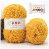 Hilo Suave de Coral Fleece Apto para la Piel, Hilo de Toalla Esponjoso de Tres Hebras, Bufanda Tejida a Mano para DIY, Hilo Grueso