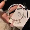 Pulsera Versátil de Paz y Alegría para Mujer, Brazalete Sólido Simple de Plata de Ley, Estilo Juvenil, Nuevo Estilo Chino, Método Antiguo, Regalo para Novia