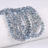 Cristal de cor AB galvanizado contas soltas contas de vidro de cristal planas pulseira corrente de celular acessórios de joias diy fábrica atacado