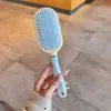 Peine, peine de cojín de aire, masajeador del cuero cabelludo, para mujeres con cabello largo, alto valor estético, peine de masaje portátil, lindo peine para cabello rizado, peine de airbag